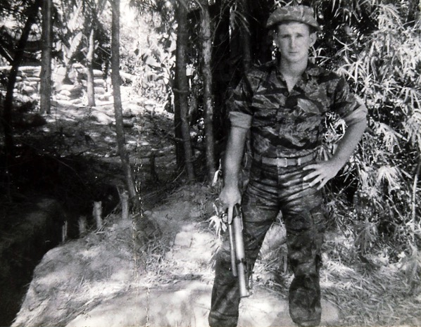 Bernie Masino serving as a Marine in Vietnam in 1967