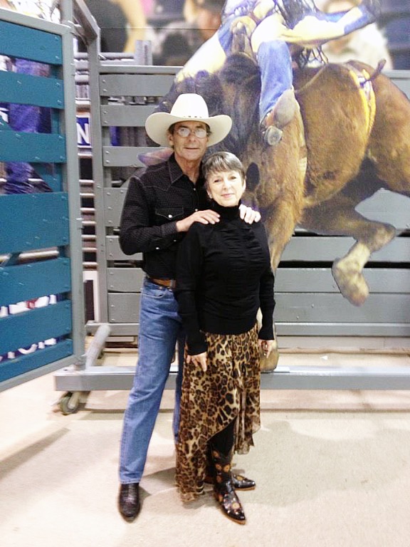 Dave and Jane Jenkins Jenkins at a Houston Rodeo!