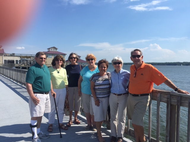 June 6th planning session at Solomons, MD included: Bernie Schulze, Jean Gauthier Clarke, Mary Ellen Pinkos Schulze, Sandy Bradley Bowser, Anna Lagos Scaggs, Barb Cosgrove Gollin, and Bill May.